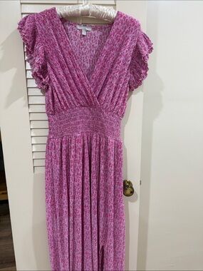 Chelsea28 | Dresses | Ruffle Neck Tiered Maxi Dress | Poshmark